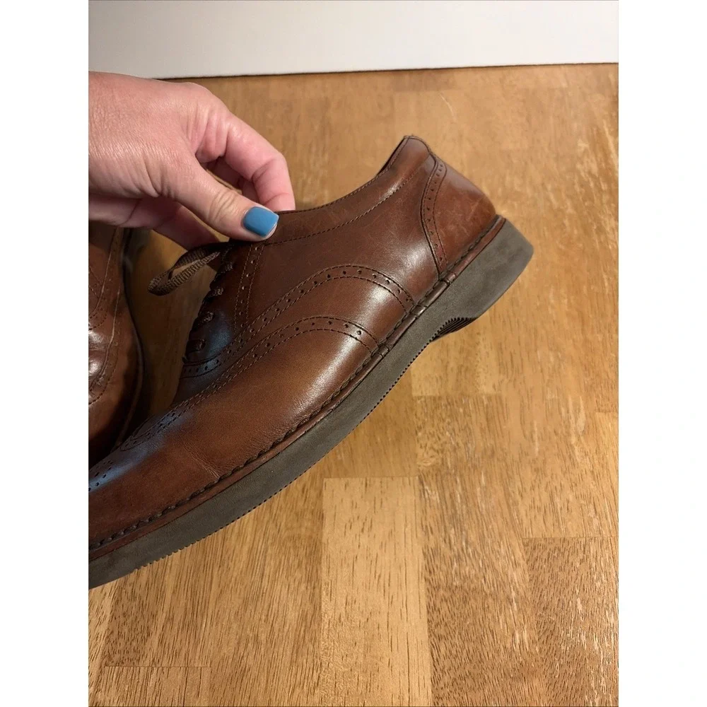 Rockport DresSport 3679 Soft Leather Light Weight Men's Dress Shoes Size US 8.5W